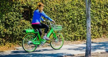 Fahrradfahren auf dem Gehweg