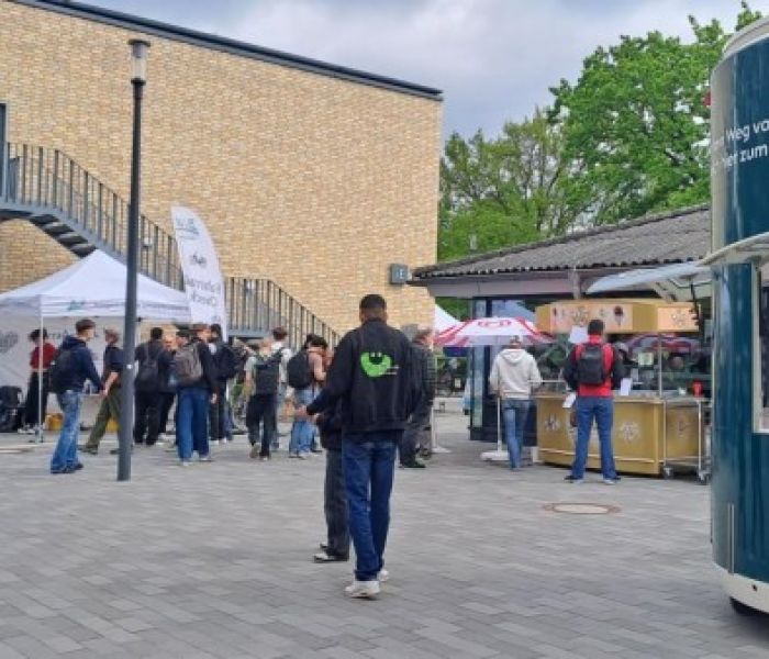 Campus Linden wird zur Radzone: Hochschule Hannover feiert (Foto: Hochschule Hannover)
